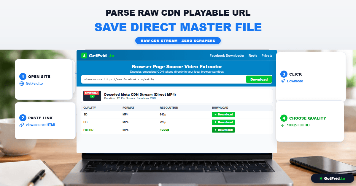 Step 2 - Parse Temporary Playable CDN Tokens