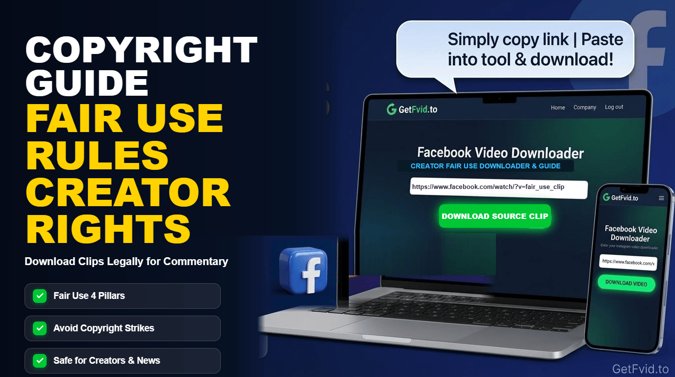 Copyright, Fair Use & Legal Rules for Downloading Facebook Videos in 2026
