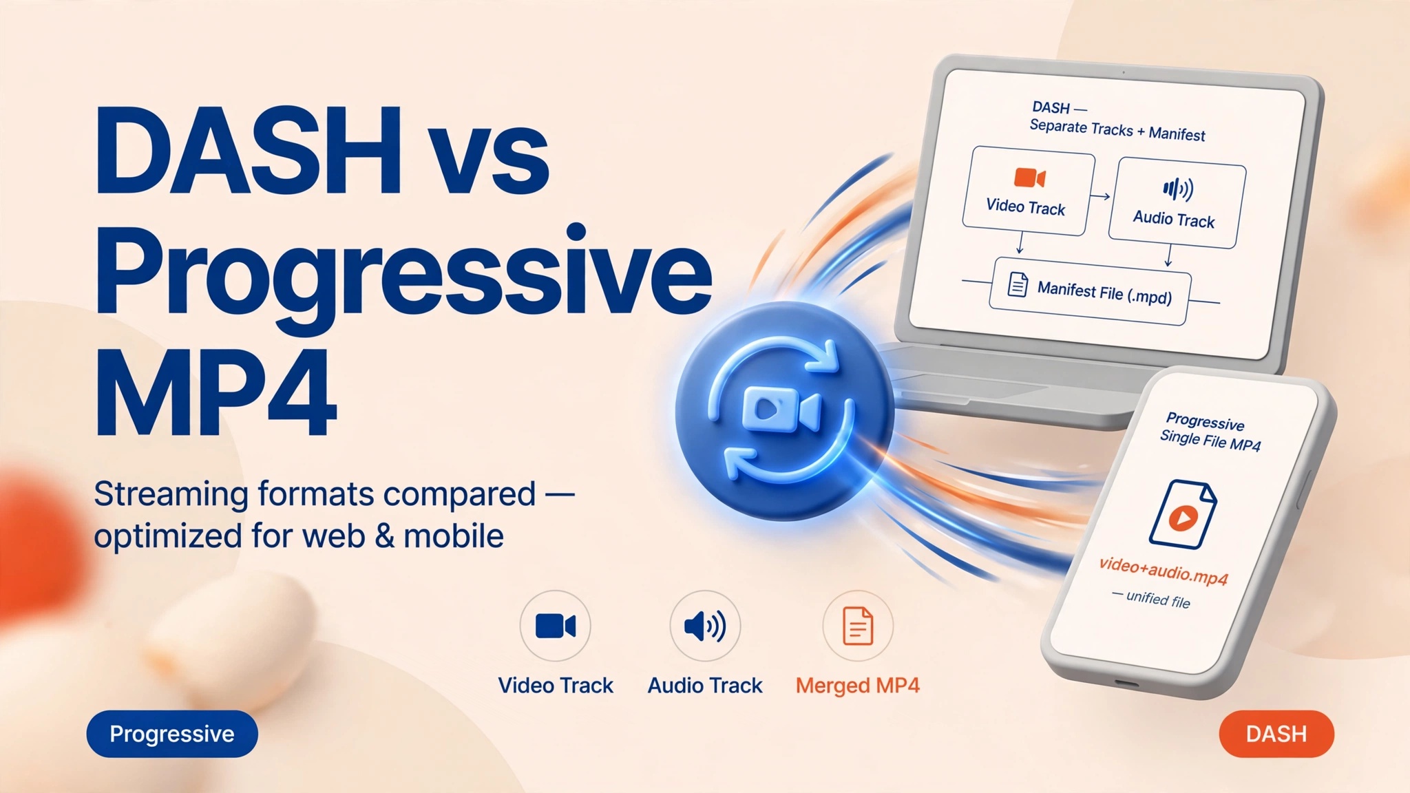 DASH vs Progressive MP4 Streaming Architecture